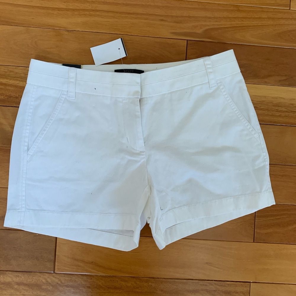 J. Crew White Women's Cotton Shorts